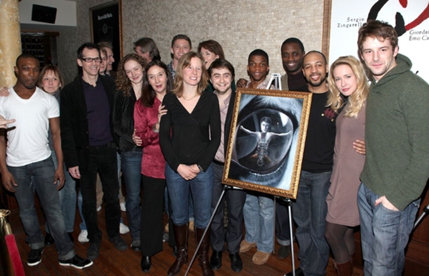Photo Coverage: EQUUS Star Daniel Radcliffe's Portrait Unveiled at Tony's DiNapoli  Image