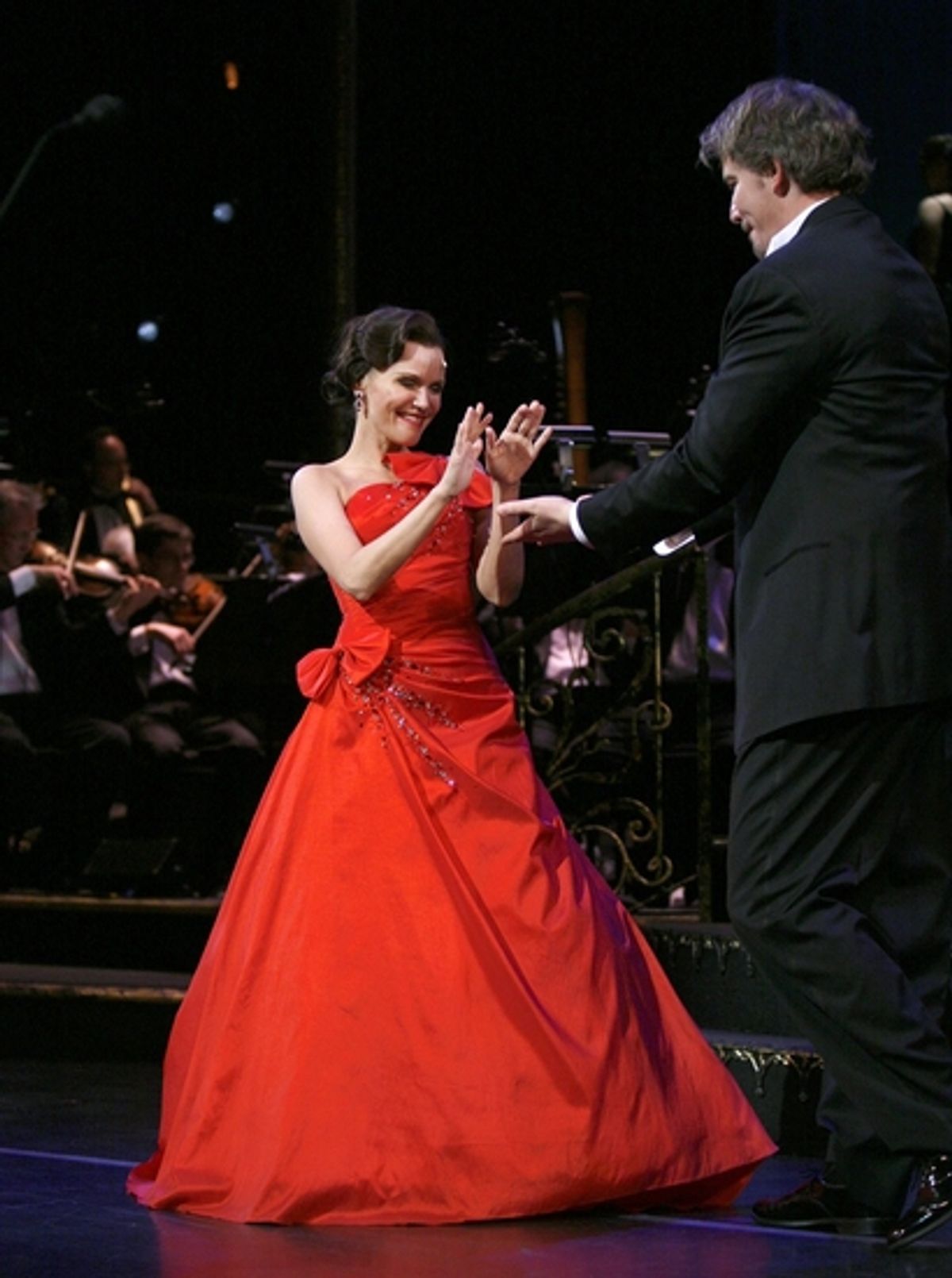 Kristin Chenoweth and Douglas Sills at 