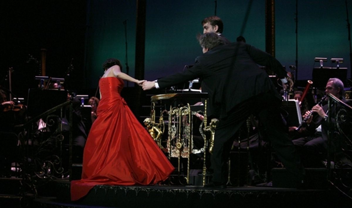 Kristin Chenoweth and Douglas Sills at 