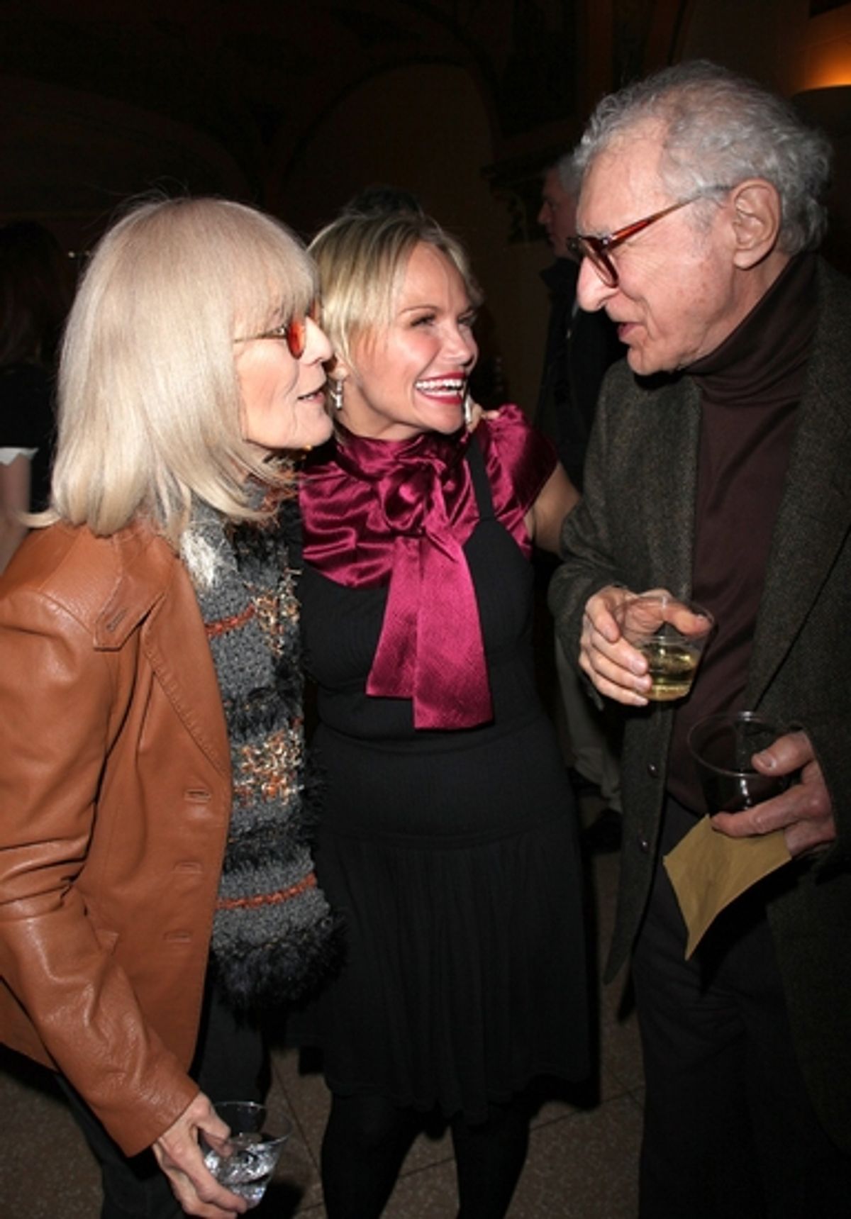 Margery Harnick, Kristin Chenoweth and Sheldon Harnick

 at 
