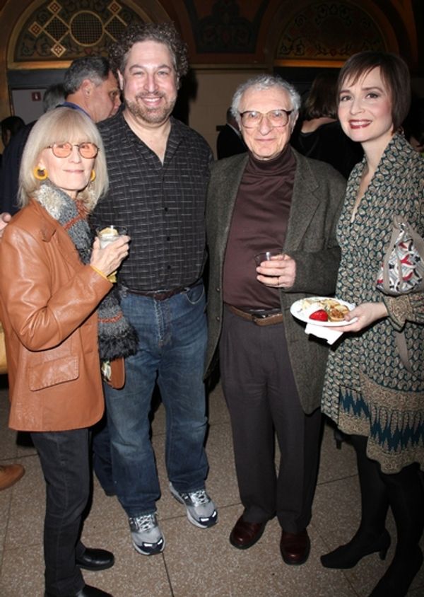 Margery Harnick, Tom Alan Robbins, Sheldon Harnick and Patty Goble

 Photo