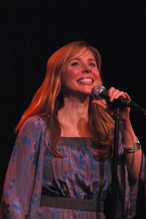 Kerry Butler sining Somewhere That's Green Photo