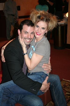 Chuck Saculla and Jenn Colella Photo