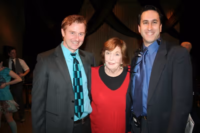 Robert Bartley, Ann Merea and Dan Whitman Photo