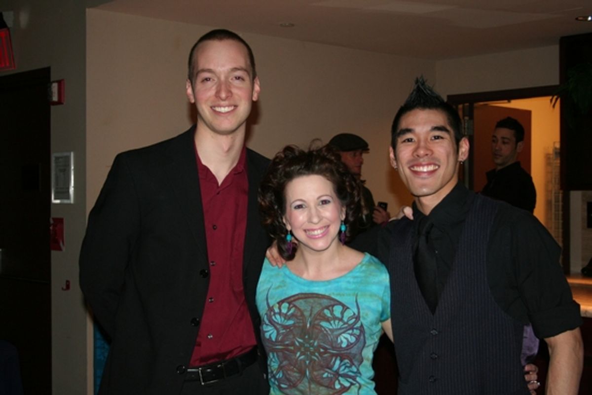 Paul Staroba, Kirsten Wyatt and Chris Kong at 