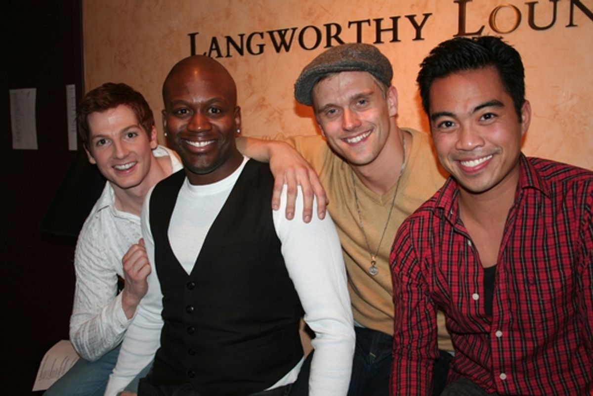 Tim McGarrigal, Adam Perry, Tituss Burgess and Enrico Rodriguez at 