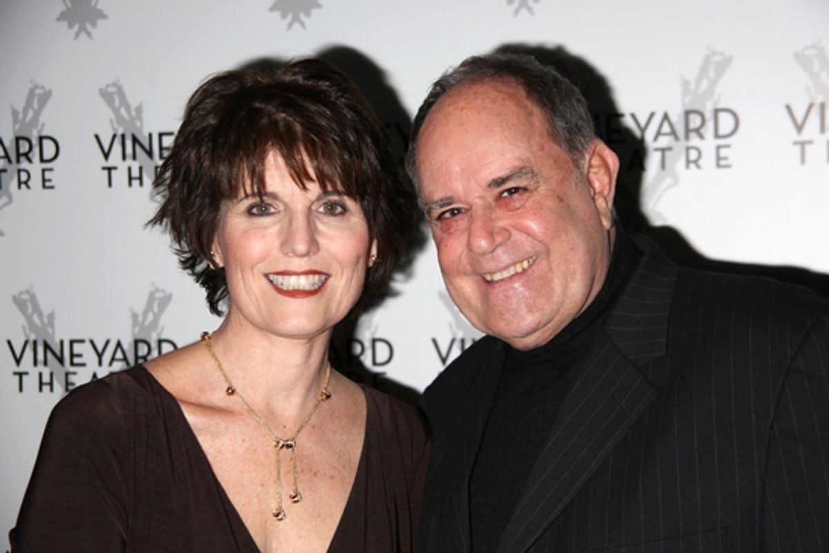 Lucie Arnaz and Laurence Luckinbill at The Vineyard Theatre Honors Marian Seldes