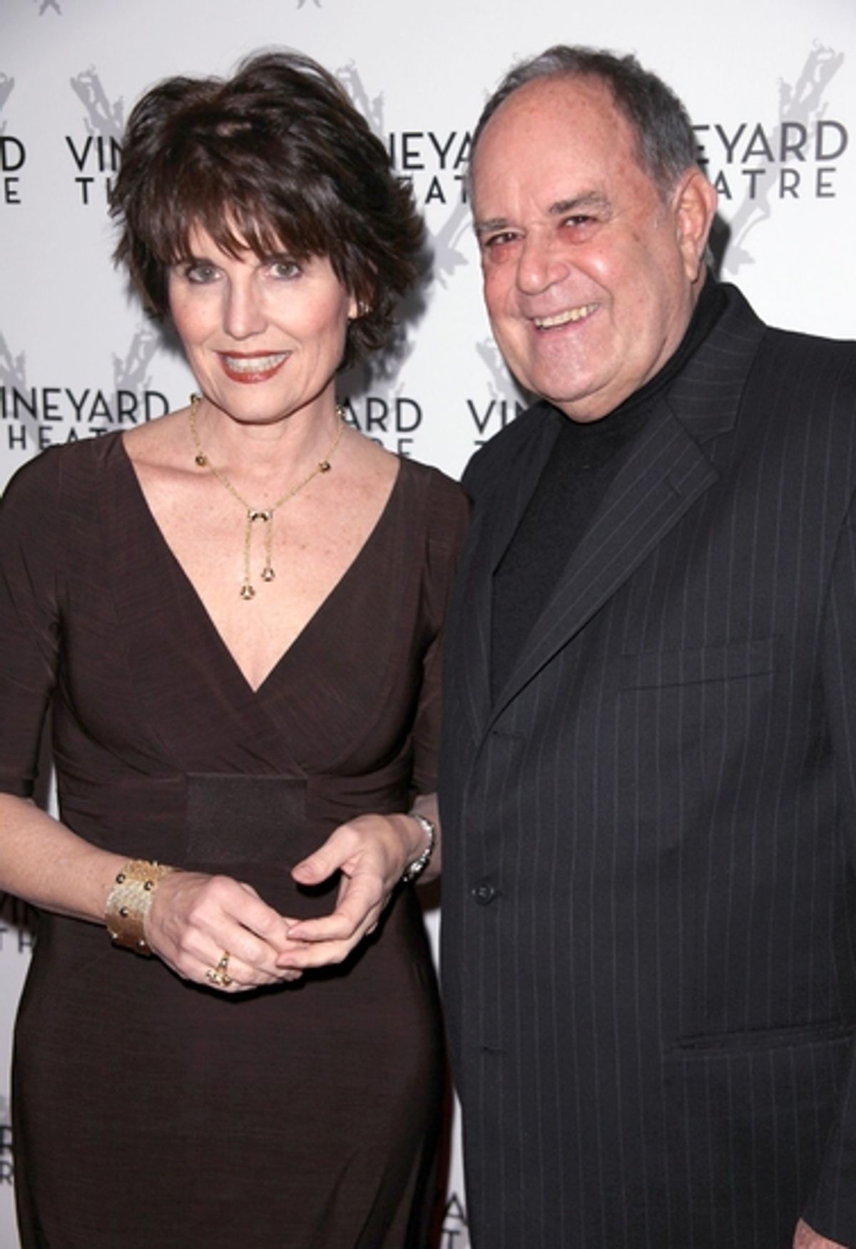 Lucie Arnaz and Laurence Luckinbill at The Vineyard Theatre Honors Marian Seldes