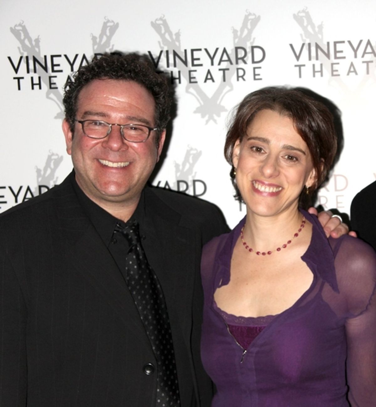 Michael Greif and Judy Kuhn

 at 