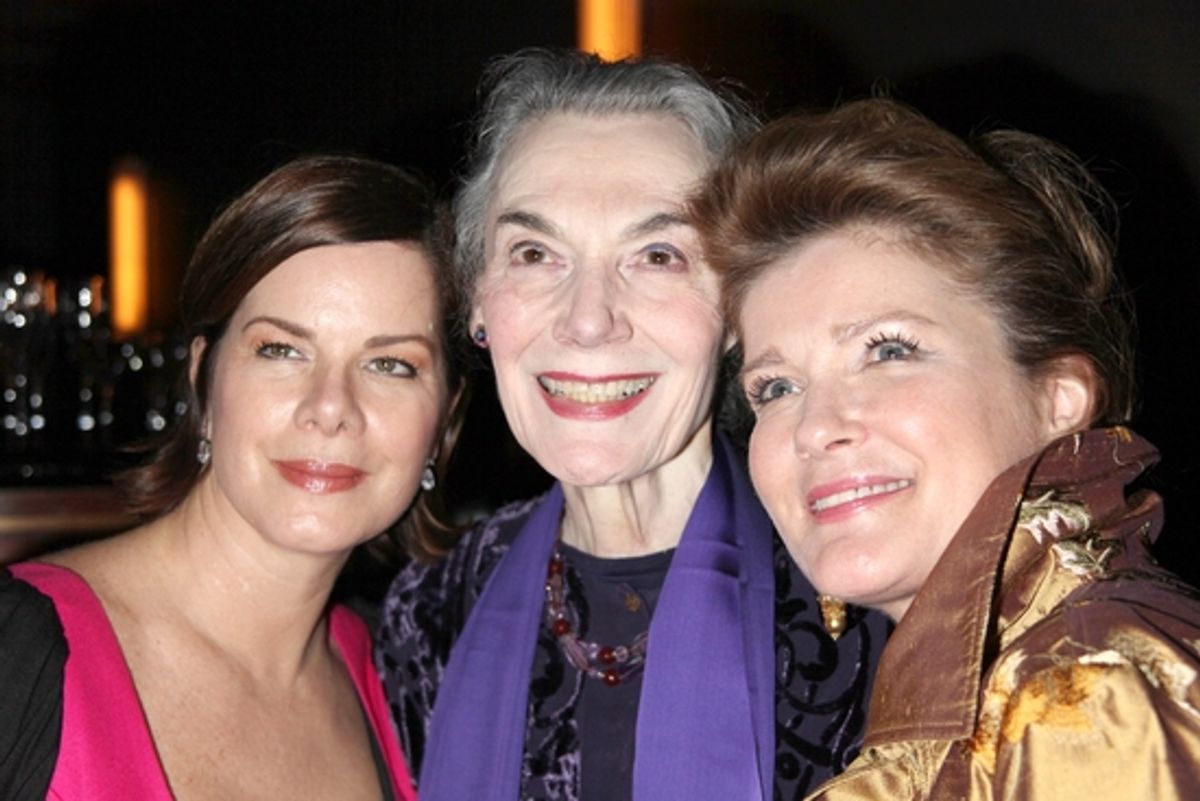 Marcia Gay Harden, Marian Seldes and Kate Mulgrew at The Vineyard Theatre Honors Marian Seldes
