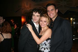Michael Urie, Becki Newton and Cheyenne Jackson Photo