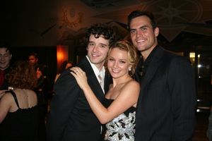 Michael Urie, Becki Newton and Cheyenne Jackson Photo