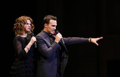 Cheyenne Jackson and Sandra Bernhard Photo