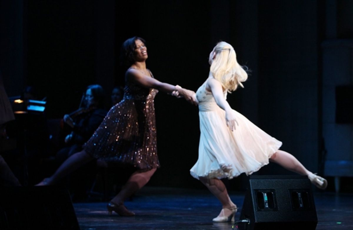 Deidre Goodwin and Jessica Lee Goldyn at 