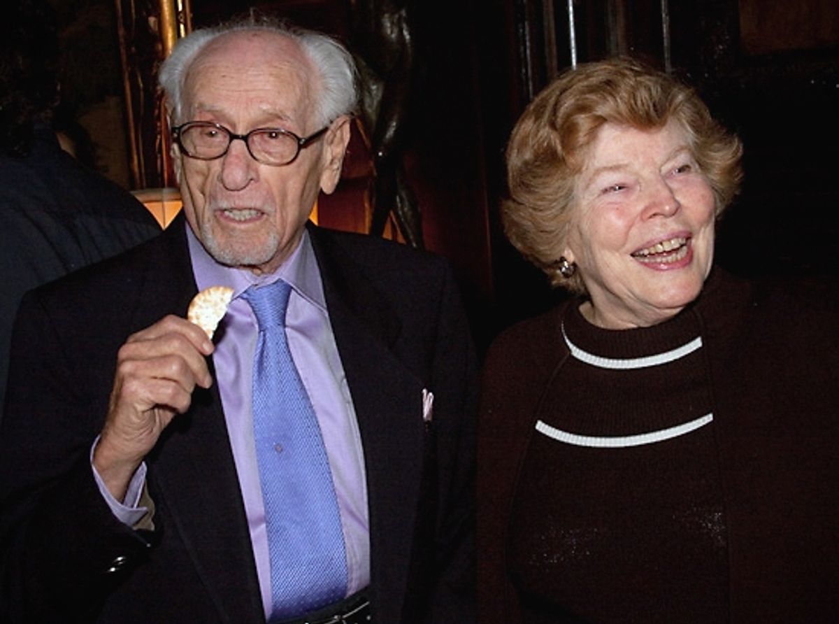Eli Wallach and Anne Jackson at LOVE 'N' COURAGE Benefit Honors Elaine Stritch