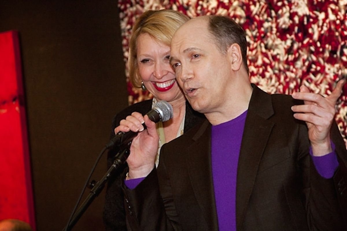 Julie Halston and Charles Busch at LOVE 'N' COURAGE Benefit Honors Elaine Stritch