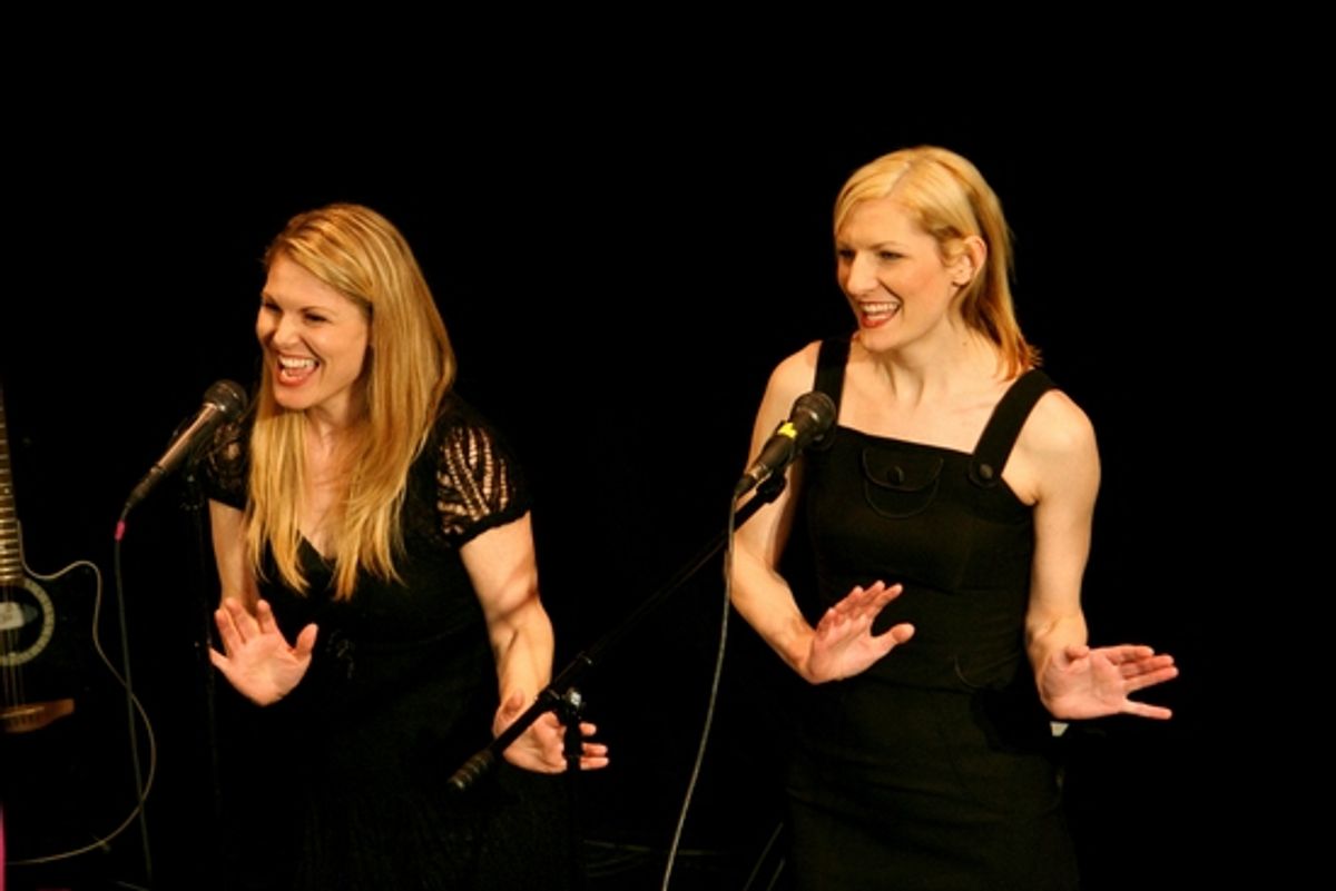 Heather Ayers and Becca Ayers at 'Here's To The Ladies Who CARE' Benefit