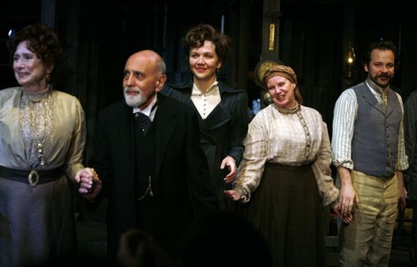 Delphi Harrington, George Morfogen, Maggie Gyllenhaal, Cyrilla Baer and Peter Sarsgaa Photo