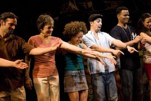 Rick Negron, Priscilla Lopez, Marcy Harriell, Lin-Manuel Miranda, Christopher Jackson and Mandy Gonzalez
@ BroadwayWorld Rick Negron, Priscilla Lopez, Marcy Harriell, Lin-Manuel Miranda, Christopher Jackson Photo