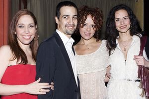 Andrea Burns, Lin-Manuel Miranda, Janet Dacal and Mandy Gonzalez

 Photo