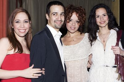 Andrea Burns, Lin-Manuel Miranda, Janet Dacal and Mandy Gonzalez

 Photo
