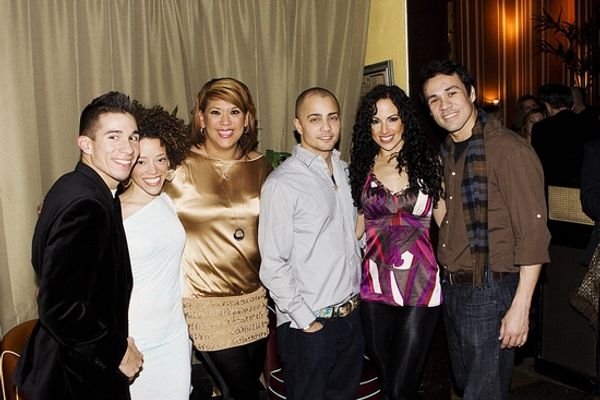 Jon Rua, Marcy Harriell, Doreen Montalvo, Seth Stewart, Nina LaFarga and Michael Bald Photo