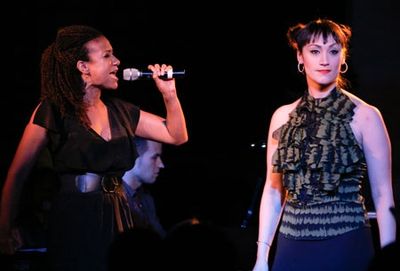 Tracie Thoms and Eden Espinosa at Upright Cabaret

 Photo
