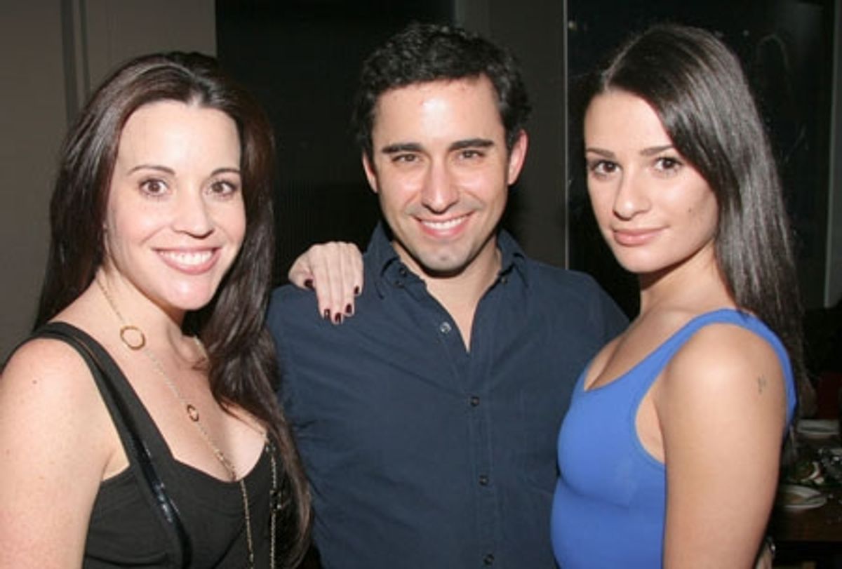 Jenna Leigh Green, John Lloyd Young, Lea Michele at Upright Cabaret

 at 