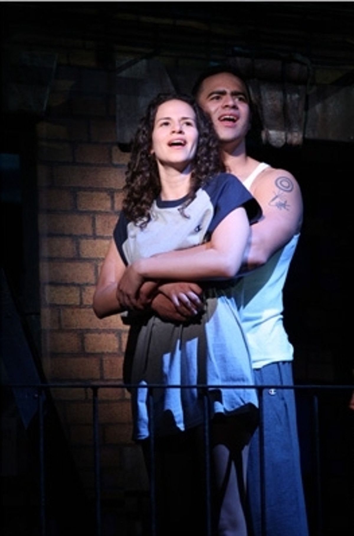 Mandy Gonzalez and Christopher Jackson at 
