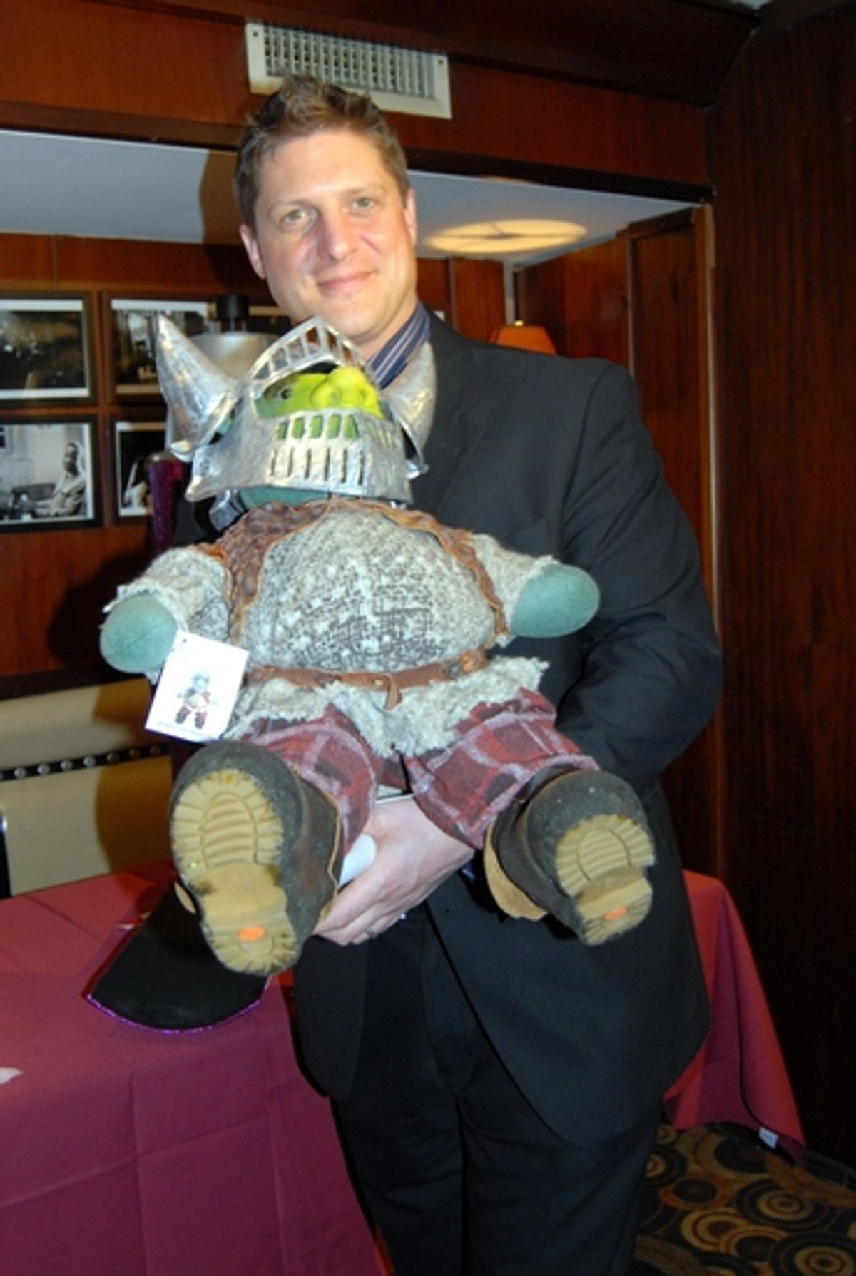 Christopher Sieber and Shrek

 at 