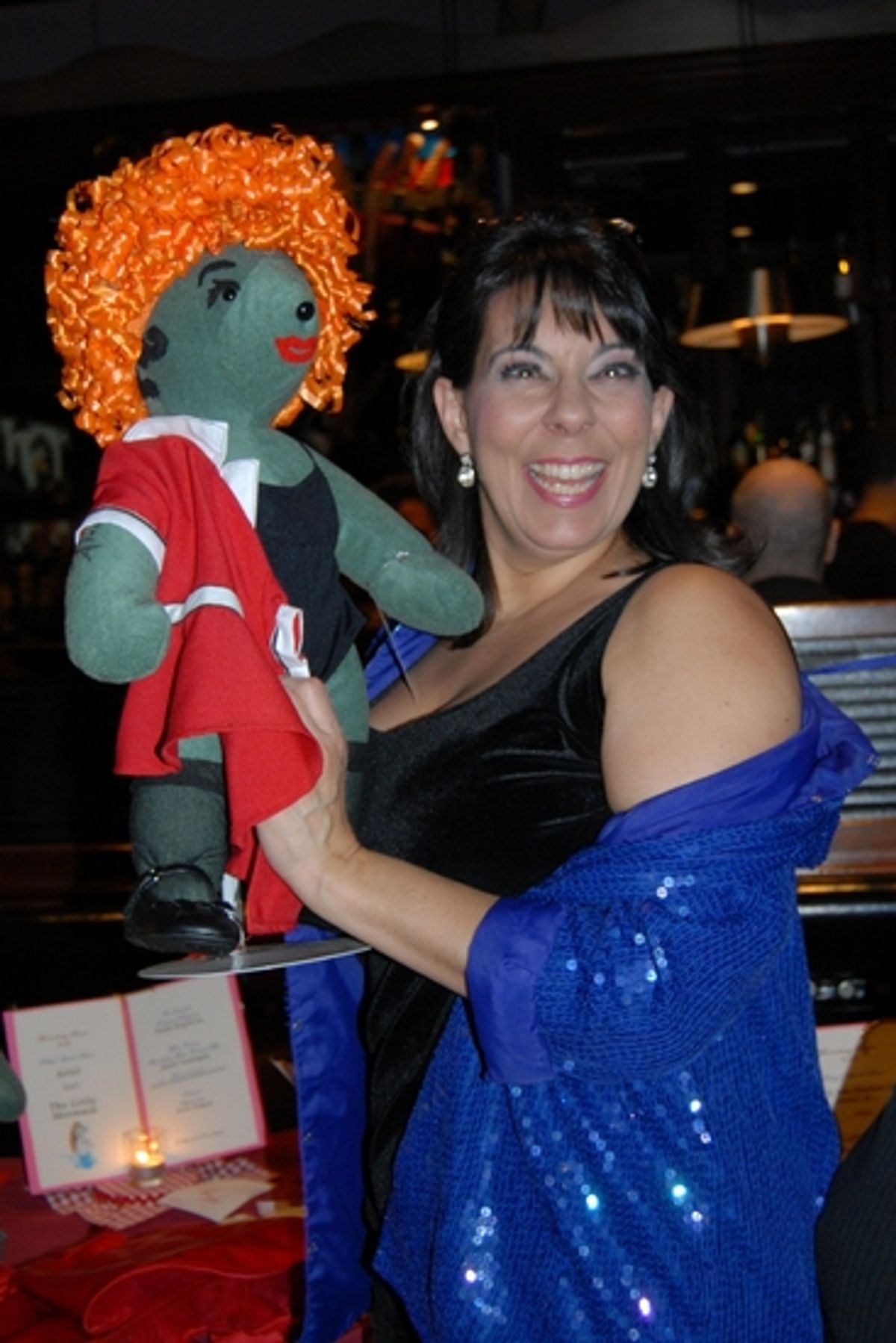 Forbidden Broadway-Ethel Merman and Little Orphan Annie with Christine Pedi at Broadway Bears XII -Preview of the Bears