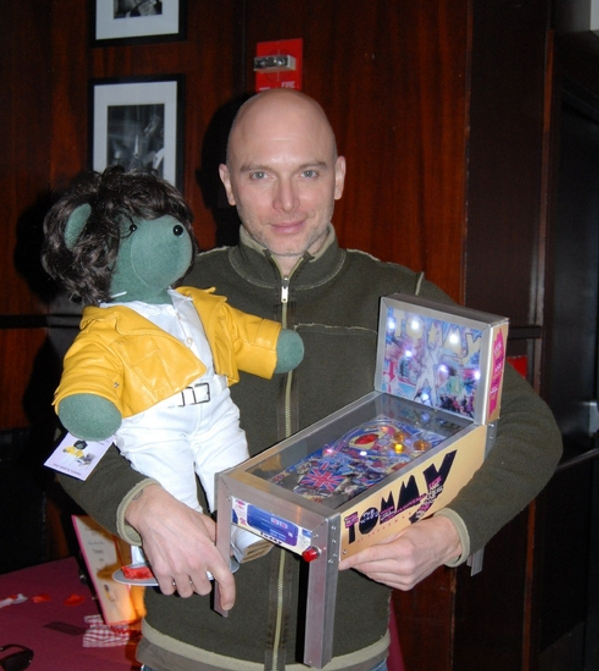 Michael Cerveris and The Who's Tommy Bear at Broadway Bears XII -Preview of the Bears