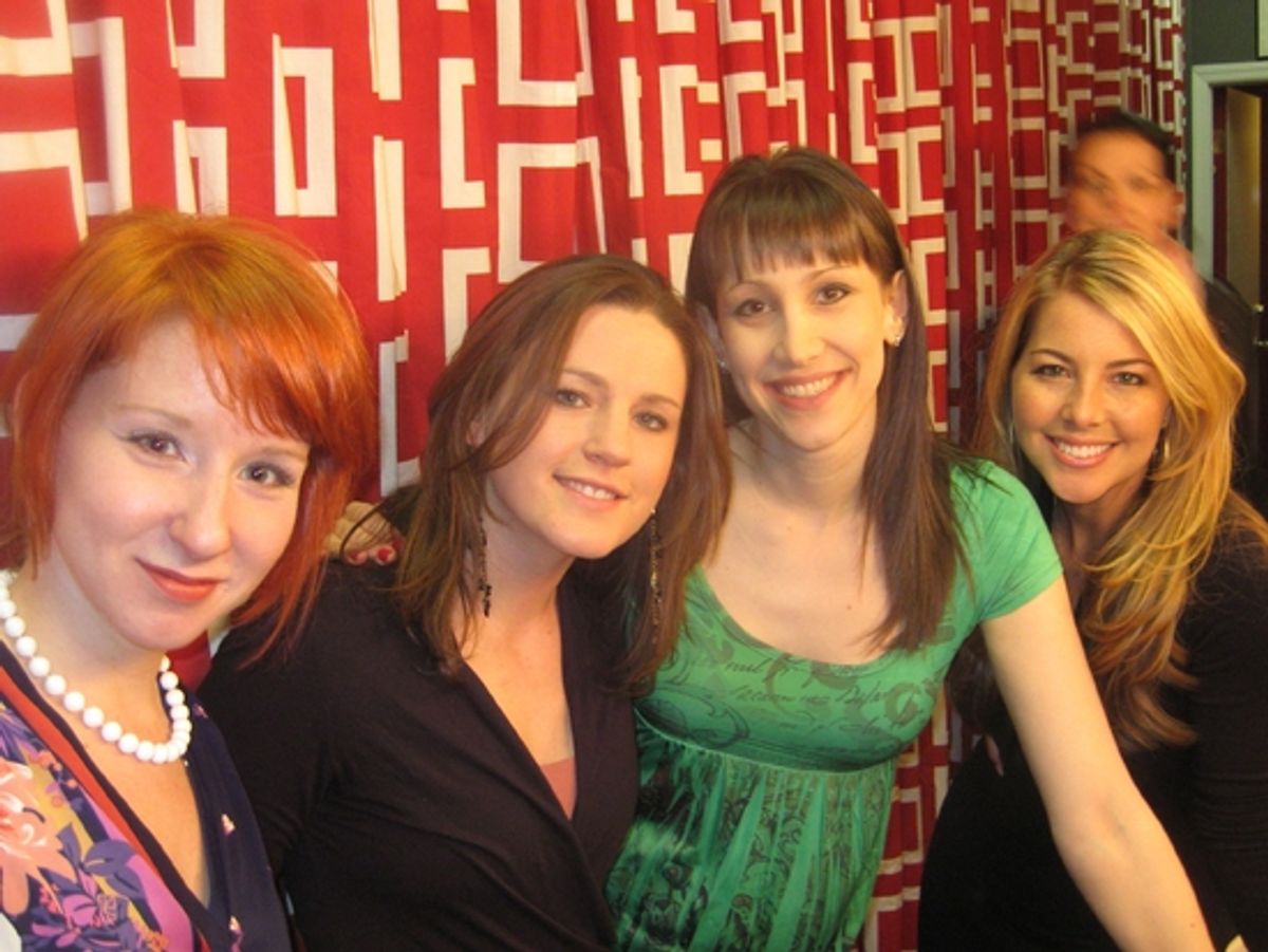 Molly Pope, Carrie Manonakos, Natalie Weiss and Morgan James at 