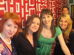 Molly Pope, Carrie Manonakos, Natalie Weiss and Morgan James @ BroadwayWorld Molly Pope, Carrie Manonakos, Natalie Weiss and Morgan James Photo