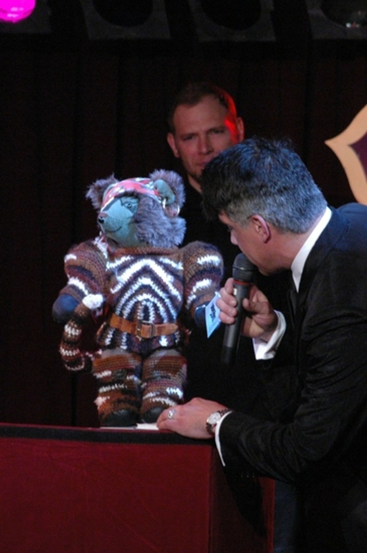 Bryan Batt and Growltiger from CATS at Broadway Bears XII - The Auction