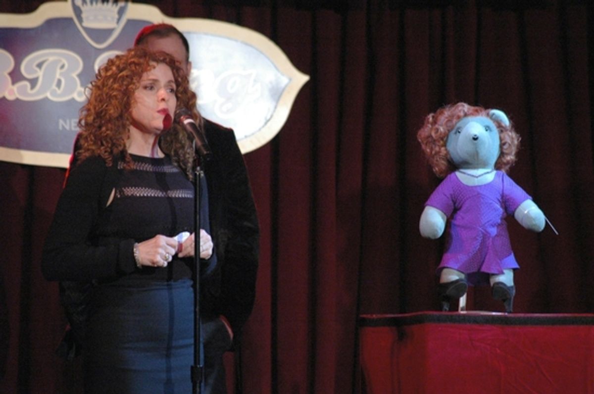 Bernedette Peters and Rose from Gypsy at Broadway Bears XII - The Auction