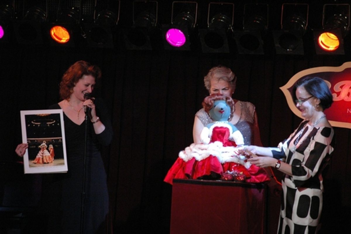Kerry O'Malley, Lorna Kelly and Jennifer Smith with Betty Haynes from Irving Berlin's White Christmas at 