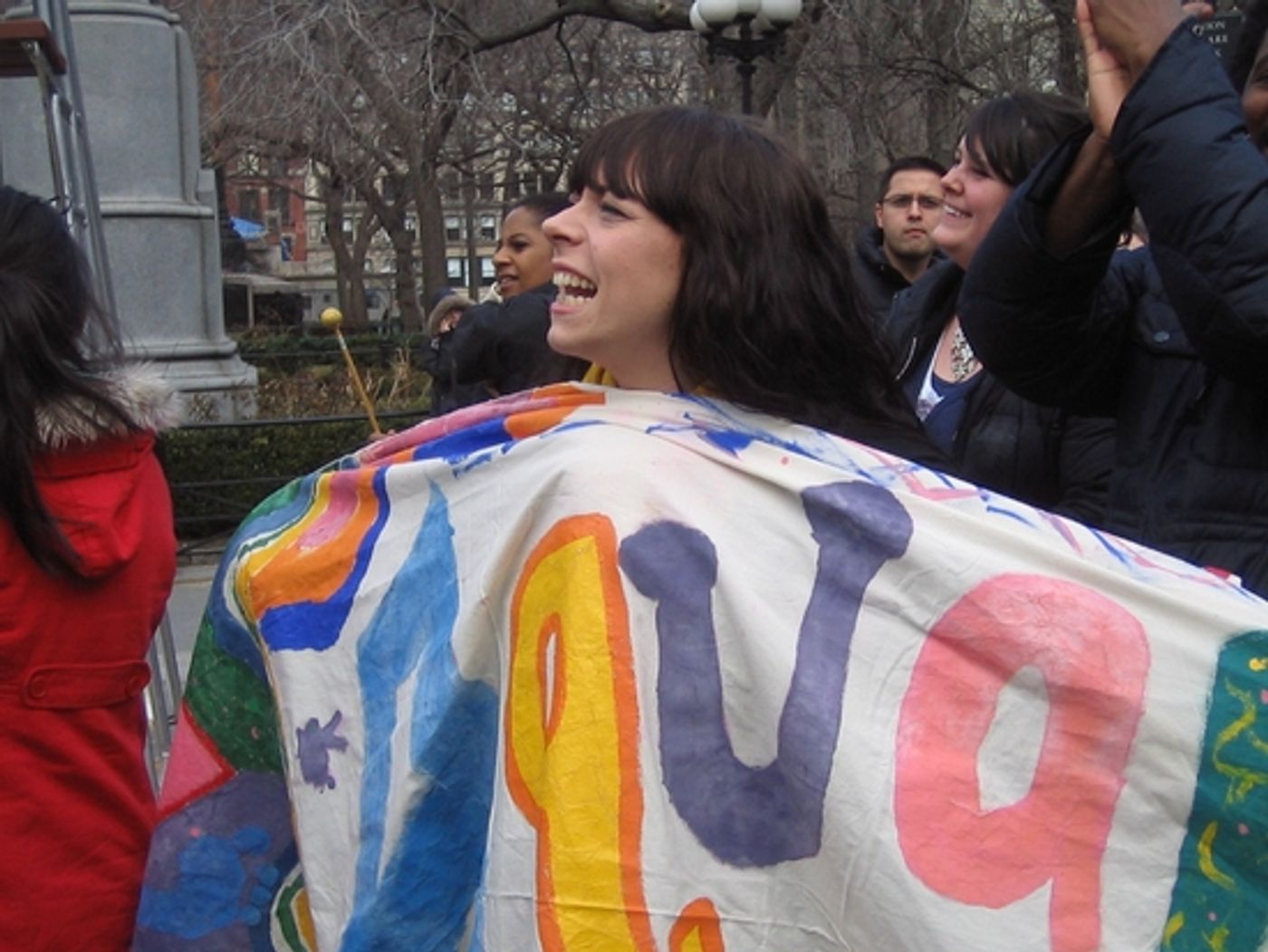 Photo Flash: The Cast of HAIR Spreads the Love in Union Square  Image