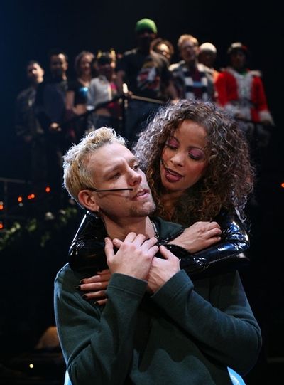 Adam Pascal and Lexi Lawson Photo