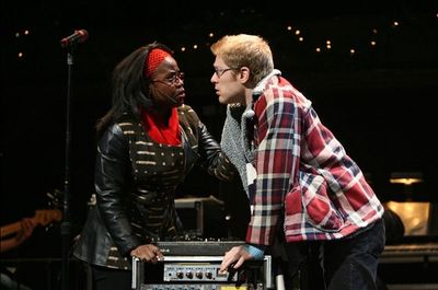 Haneefah Wood and Anthony Rapp Photo