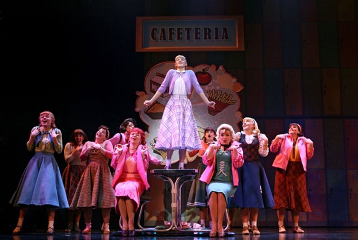 'Summer Nights'Â Emily Padgett as Sandy and Company

 at 