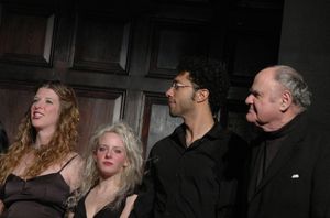 Ashley Wren Collins, Emma Archid, William DeMeritt and George S. Irving Photo