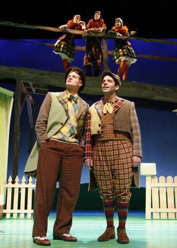 Alex Miller and Jim Holdridge and back, Erika Whalen, Justin Michael Duval and Emily  Photo