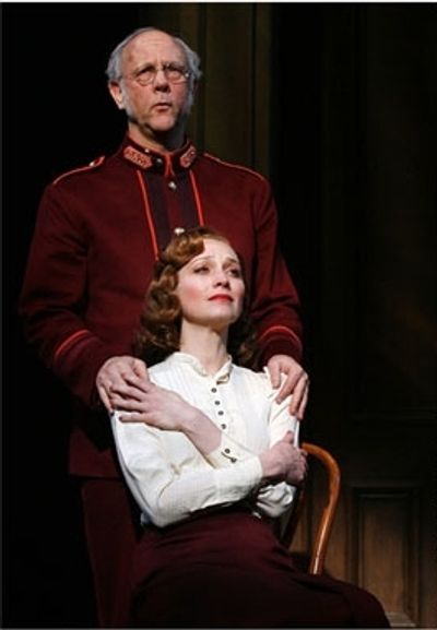 Jim Ortlieb as Arvide Abernathy and Kate Jennings Grant as Sarah Brown Photo