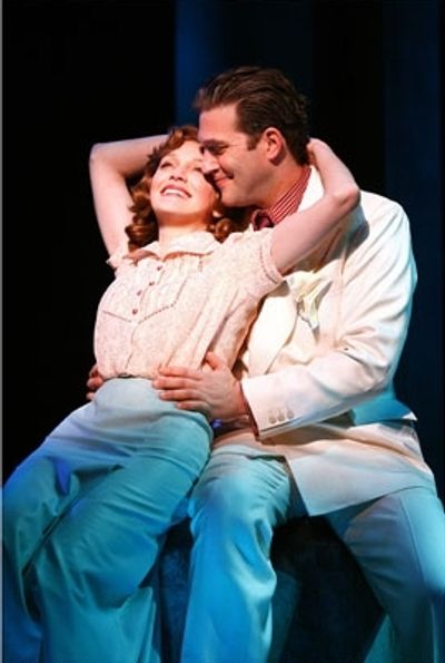 Kate Jennings Grant as Sarah Brown and Craig Bierko as Sky Masterson Photo