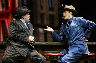 Oliver Platt as Nathan Detroit and Craig Bierko as Sky Masterson Photo