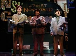Spencer Moses as Rusty Charlie, Tituss Burgess as Nicely-Nicely Johnson and Steve Rosen as Barry Southstreet @ BroadwayWorld Spencer Moses as Rusty Charlie, Tituss Burgess as Nicely-Nicely Johnson and Steve Ros Photo