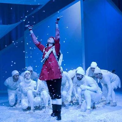 Carolyn Defrine (Rose) and cast in ROSE AND THE RIME Photo
