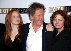Lauren Ambrose, Geoffrey Rush and Susan Sarandon

 Photo