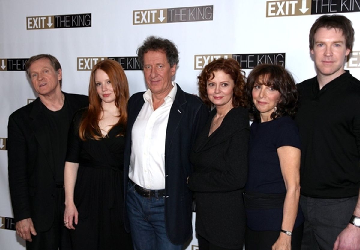 
William Sadler, Lauren Ambrose, Geoffrey Rush, Susan Sarandon, Neil Armfield, Andrea Martin, and Brian Hutchinson at 